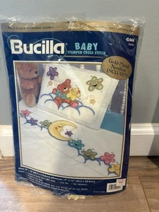 Bucilla CELESTIAL Baby #42444 Kreuzstich Krippe Abdeckung offene Tasche - Bild 1 von 3