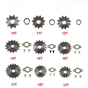 420Chain 17mm 10-19T Front Sprocket for 50 70 90 110 125 140cc ATV Pit Dirt Bike - Picture 1 of 22