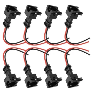 8pcs Female Connector Set for Bosch EV1 Fuel Injectors and Wiring Needs - Picture 1 of 7