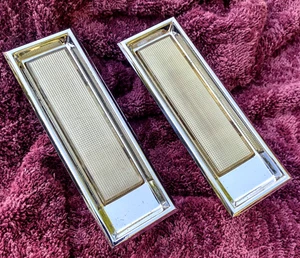 1970's OEM Cadillac Eldorado Convertible Rear Seat Courtesy Light Lamps/Lens SET - Picture 1 of 21