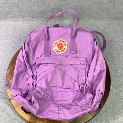 Mochila clásica Fjallraven Kanken púrpura lila 23510 almohadilla de asiento bolsa de bolsillo con cremallera Foto 1 de 4