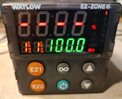 Watlow EZ-Zone PM4C1CA-AAAAAAA Panel Mount Controller 100-240V - Image 1 of 4