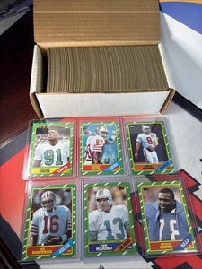 1986 Topps Football Complete Set 1-396 - Picture 1 of 10