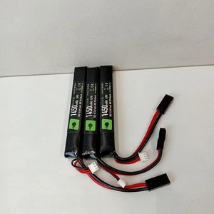 3x Airsoft Akku Nuprol NP 1450mah 7,4V 30c Lipo Stick Typ - Bild 1 von 5