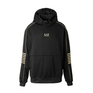 Emporio Armani EA7 Hoodie Black Men's 6rpm06 pj16z 0208 XS or XL - Picture 1 of 11