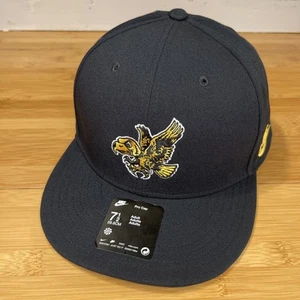 Nike Pro Cap Iowa Hawkeyes Black Retro Swoosh Fitted 7 1/2 Baseball Hat SOLD OUT - Picture 1 of 14