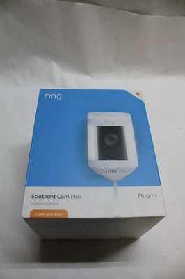 -NEW- Ring Spotlight Cam Plus Outdoor Camera Plug in - Image 1 of 3