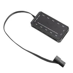 3x Computer Chassis Cooling Fan Mute 6‑Pin Dual RGB Lights With Remote Contr NEW - Afbeelding 1 van 12