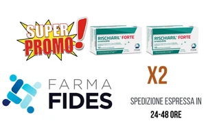 2 CONFEZIONI Rischiaril Forte 30 Bustine orosolubili - Foto 1 di 1