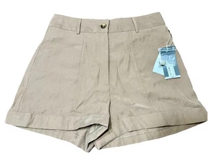 NWT Worthington Womens Shorts / Beige Size 6 - Picture 1 of 6