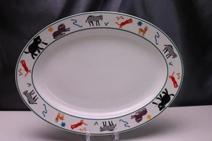Pottery Barn IDG Safari Oval 14 " Serving Platter Japan - Picture 1 of 7