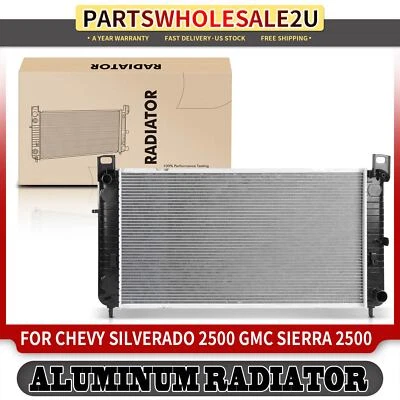 Radiador sin enfriador de aceite para GMC Sierra 2500 Chevrolet Silverado 2500 1999 2000 Foto 1 de 4