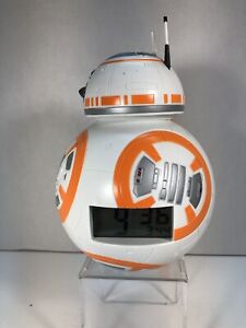 Bulb Botz Star Wars BB-8 Alarm Clock The Force Awakens Lights & Sound WORKING!
