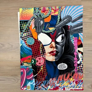 Tristan Eaton Women of Marvel Portrait Collection 1/1 Common signed Print Poster - Picture 1 of 4