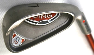 Ping G10 7 iron with Ping TFC129i soft regular shaft - red dot lie SENIORS -1/2" - Picture 1 of 4