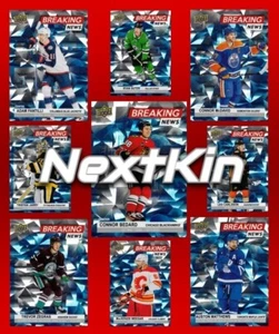 2024-25 Upper Deck Series 1 Hockey BREAKING NEWS U Pick List FREE Combined Ship - Picture 1 of 35