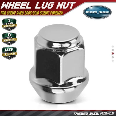 Tuerca de rueda delantera o trasera M12-1.50 para Chevrolet Aveo 2006-2010 Suzuki Forenza Foto 1 de 4