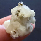 E23 - Seltener CALCIT, sechseckige sulenfrmige Kristalle (Mine Brosso, Italien
