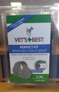 Neu Vet’s Best waschbar wiederverwendbar Männer Halstuch verstellbar L/XL 20" - 33" Taille - Bild 1 von 2