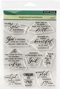 Penny Black-Penny Black Clear Stamps-Inspirational Sentiments