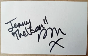 ORIGINAL AUTOGRAPH JENNY RYAN The Chase - Picture 1 of 1