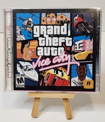 Grand Theft Auto Vice City PC Game 2 Disc Rockstar Windows w/ map and Tour guide - Image 1 of 4