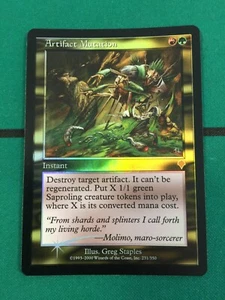 MTG Magic the Gathering - FOIL Artifact Mutation SP Invasion Rare - Picture 1 of 1