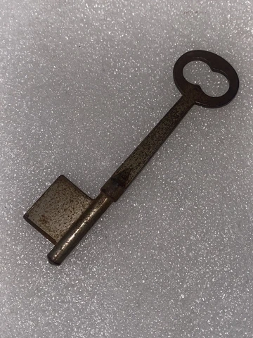 Antique PF Corbin Mortise Lock Skeleton Blank Key Antique Door Key Cover