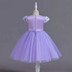 Fancy Kids Girls Princess Tutu Dress Birthday Bridesmaid Christmas Wedding Gown - Picture 1 of 31