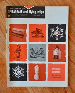 VINTAGE ROCKWELL DELTAGRAM PUBLICATION - NOV/DEC 1961 - VERY GOOD CONDITION - Picture 1 of 2