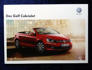 VW Golf 6 Cabrio Prospekt, 5.2012 .....mit den Angaben zu Farben und Polstern - Picture 1 of 10