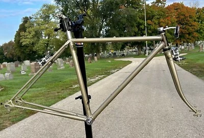 Vintage Trek 720 Touring Bike Frameset 1982 Reynolds 531 Frame Campagnolo 19" 47 - Image 1 of 4