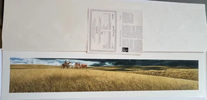 Bev Doolittle "The Arrival" S/N L/E +COA  Bison Native Giclee Print #1116 Signed - Picture 1 of 4