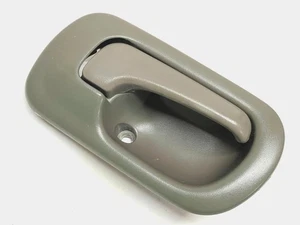 USED 96-00 HONDA CIVIC FRONT PASSENGER INTERIOR DOOR HANDLE BROWN OEM - Imagen 1 de 6