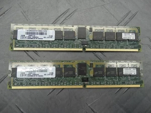 IBM 2GB (1GBx2) Memory RAM FRU 12R8255 Vintage - Picture 1 of 5