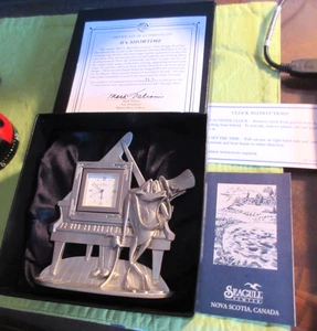 Warner Brothers Tribute Display Clock by Seagull Pewter #113 of 750 made NEU - Bild 1 von 7