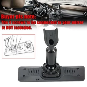 Mirror Mount Bracket with Black Back Plate Panel for Car DVR Replacement - Picture 1 of 22