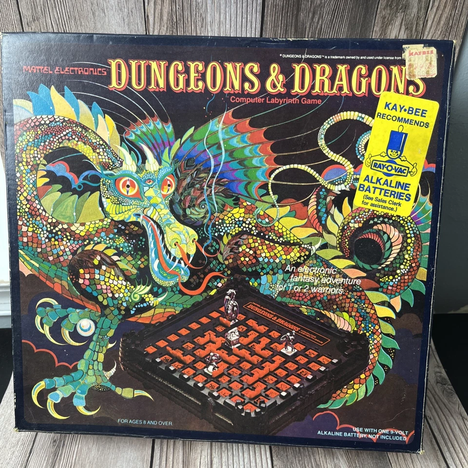 Mattel Electronics Dungeons & Dragons Компьютерный Лабиринт Игра 99% Комплект! - Изображение 1 из 4