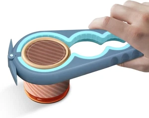 Jar Opener Bottle Openers for Seniors,Grippers Opening Jars,Can Blue  - Picture 1 of 8