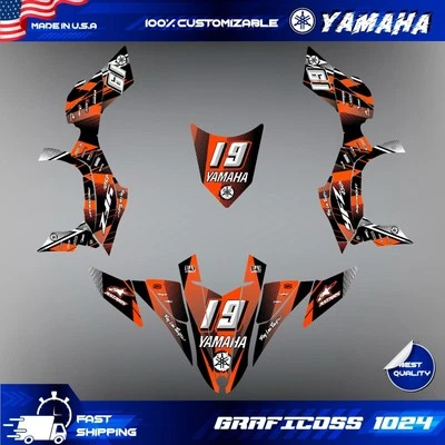 YAMAHA YFZ450R 2009 2010 2011 2012 2013 QUAD, ATV Grafik Aufkleber, Aufkleber - Bild 1 von 3