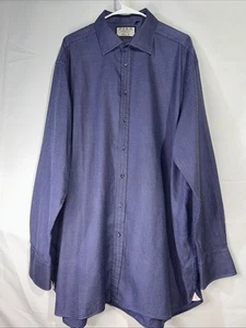 Thomas Pink Classic Dress Shirt Dark Blue About Town - 19. / 37.5 - Picture 1 of 7