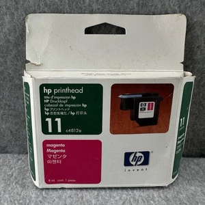 HP 11 Magenta Ink Wkład głowicy drukującej C4812A Zapieczętowany Oryginalny OEM - Zdjęcie 1 z 7