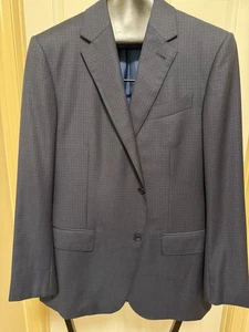 Recent Ermenegildo Zegna Multiseason Blue Wool Blazer Surgeon Buttons Size 42R - Picture 1 of 17