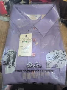 Di Fini Polo Style Golf X-Large Purple Shirt, Style Viva - Picture 1 of 3