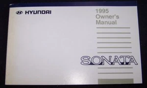 Sonata 1995 manual del propietario nuevo original - Imagen 1 de 1