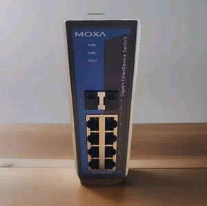 Moxa EDS-G308-2SFP, 8-Port Gigabit Ethernet Switch, 2 SFP Slots - Picture 1 of 7