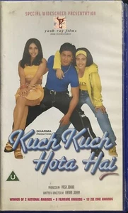 Kuch Kuch Hota Hai *Shah Rukh Khan *Kajol - Bollywood Hindi Indian VHS Tape - Imagen 1 de 4