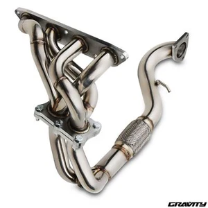 STAINLESS EXHAUST MANIFOLD & 6 BOLT DOWNPIPE FOR ROVER MG TF MGTF 1.6 1.8 - Afbeelding 1 van 12