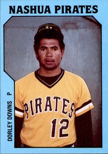1985 Nashua Pirates TCMA #7 Dorley Downs Freeport Texas TX Baseball Card