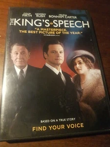 The King's Speech (DVD) GEOFFREY RUSH - COLIN FIRTH BONHAM CARTER VGC Region 1 - Picture 1 of 3